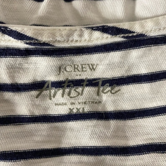 J. Crew Women’s Striped “Artist Tee” - Picture 3 of 5